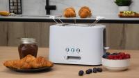 Tostadora Toast&Taste 9000 Double White - 980W, 2 Ranuras Extraanchas, Función Recalentar/Descongelar/Cancelar, Varillas Superiores - Blanco Cecotec - details 4