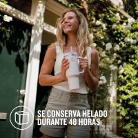 Botella térmica de 1,2 l - Termo que mantiene el frío 11 horas - Helado 48 horas - Botella de agua de acero inoxidable - Botella térmica - Libre de BPA - Cuarzo rosa - details 1