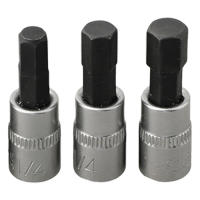 Juego De 3 Piezas De Brocas Hexagonales De 1/4 Pulgada H3 H4 H5 H6 H7 H8 Acero De Cromo Vanadio Para Tornillos De Presión Cilíndrica - details 19