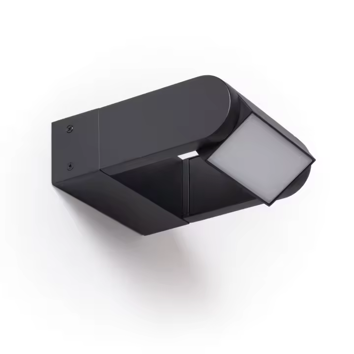 Ledkia Aplique de Pared LED 6W de Aluminio Byum Negro  Negro - 1