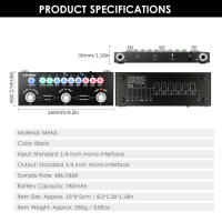 Pedal De Efectos Electrónicos Para Guitarra CUVAVE CUBE BABY Portátil Multifuncional Con Reproducción De Música Inalámbrica Y Grabación De Teléfono - details 18