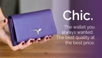 Cartera Mujer Cuero Genuino con Cremallera RFID, Marca IULIUS - details 0