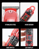 Cortador De Pelo Recargable T9 Para Hombres Y Adultos Con Corte Fino De 0.5mm a 5mm Máquina De Cortar Pelo Sin Cable Con 3-4 Piezas De Nozzles - details 6
