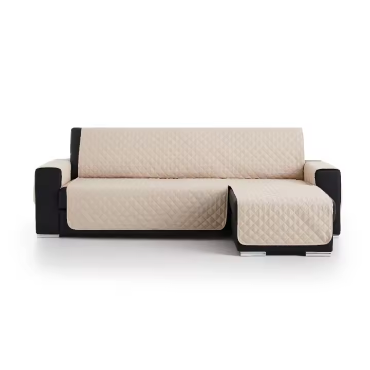 Funda de Sofá Chaise Longue 200 Cm Belmarti - Cubre Sofá Reversible y Acolchado de Alta Calidad para Proteger y Personalizar tu Sofá - 1