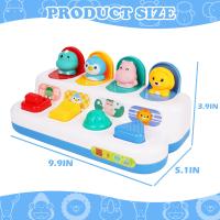 Juguete Educativo Interactivo Para Bebés Montessori Juego De Desarrollo Infantil Pop up Con Efecto Y Causa Juguetes De Aprendizaje Para Niños Y Niñas Aged 3-6 - details 3