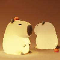 Lámpara de noche Capybara - Lámpara LED recargable por USB - Luz táctil para mesita de noche - details 0