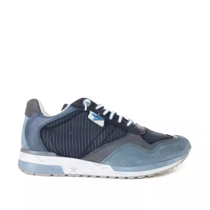 Sneakers cordón elastico hombre azul, Cetti.554260010 - 1
