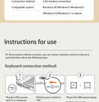 Teclado Mecánico Aigo CK104 Con Ratón Inalámbrico 2.4G Juego Rojo Switch 106 Teclas Ergonómicas 4 Botones Ratón Para Gamer - details 22