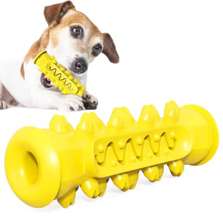Juguetes Para Perros Resistente Masticación Bola De Interacción Fortalecimiento Amarrar Limpieza De Dientes Apto Para Pequeños Y Grandes - 1