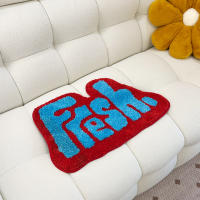 Carpetea De Suelo Moderna Y Trendy Tufted Para Dormitorio Sala De Estar Antideslizante Impermeable Y Resistente Al Desvanecimiento Rug De Decoración Para Cloaca Y Vestíbulo - details 7