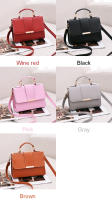 Bolso De Hombro Para Mujer En Color Sólido Con Arrastre Bolso De Mano De Cuero Con Bolsillo Y Cierre De Cubierta Moda Versátil - details 1