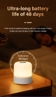 Lámpara De Noche Recargable Portátil Con Control Remoto Y Toque Cambio De Color RGB 16 Luz Para Dormitorio Y Habitación - details 5