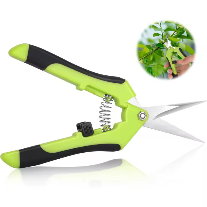 Tijeras de podar para jardín, tijeras de podar para jardín, tijeras de podar ergonómicas para jardín, tijeras para bonsái, tijeras para podar plantas, flores, ramas, rosas, bonsáis, verduras, frutas - 1