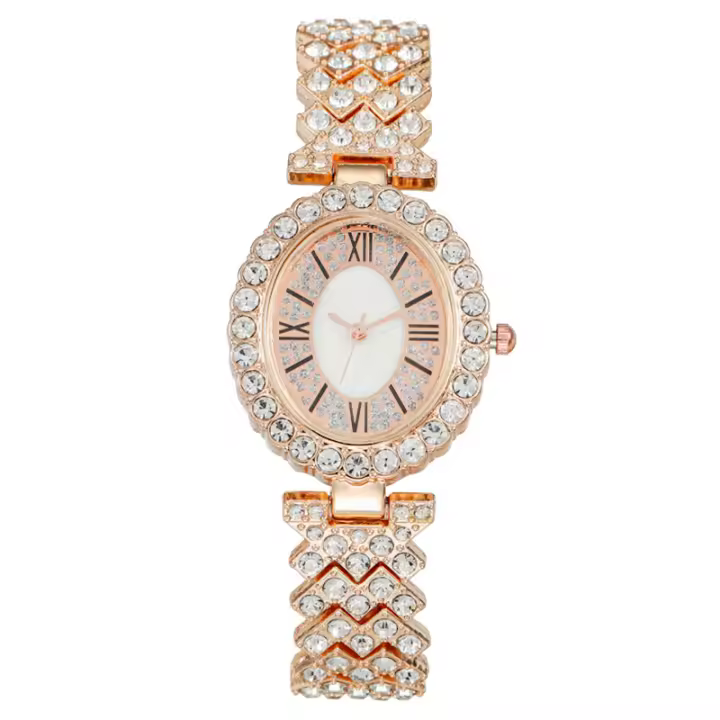 Reloj de pulsera para mujer con diamantes y cielo. - 1