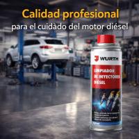Würth Limpiador Inyectores Diésel 300 ml, Limpia Inyectores y Aditivo Diésel, Reduce Humo Negro, Mejora Rendimiento y Reduce Consumo, Limpieza Sistema Combustible - details 6