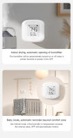 Sensor De Temperatura Y Humedad ZigBee Tuya Con Pantalla LED Control Por Voz Alexa Google Home Para Hogar Inteligente Compatible Con Tuya Y Smart Life - details 2