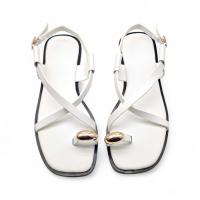 Calzados soraia, Sandalias Planas de Mujer con anillo dorado y Detalles Metálicos, Estilo Minimalista con Tira Dedo, Diseño Elegante para Verano, Perfectas para Playa, Paseos o Eventos Casuales ✅ Entrega 24/72h a España (península) Playa Metal Playa Playa - details 5