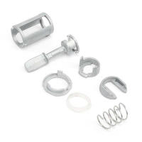 Kit De Reparación Para Cerradura De Puerta Delantero De Coche 7 Piezas Compatible Con VW POLO 9N GOLF IV AUDI A6 SKODA FABIA Material Aleación De Zinc Color Plateado - details 3