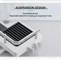 Soporte De Ducha Organizador De Baño Estante De Acero Inoxidable Sin Perforar Para Shampoo Y Condicionador Estilo De Pie - details 4