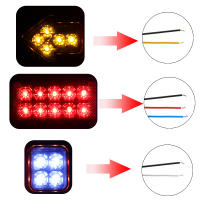 Lámparas De Freno Traseras LED Para Camiones Camiões Y Remolques 12V 24V Señal De Giro Luces De Señalización Lateral Pesada Accesorios Para Coches Y Camiones - details 5