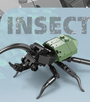 Mini Serie De Insectos Bloques De Construcción Unicornio Scarab Cucaracha Juguetes De Artesanía Pequeños Animales Para Niños Regalo De Navidad - details 10