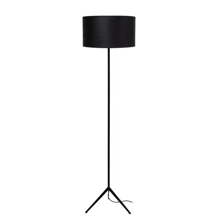Lucide TONDO - Lámpara de suelo - Ø 38 cm - 1xE27 - Negro - 1