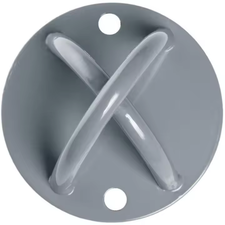 Soporte de montaje en pared/techo para gimnasio y correas colgantes para el hogar Anclaje de montaje X para anillos olímpicos Entrenamiento físico Yoga Columpio Cuerdas de batalla Banda de resistencia y - 1