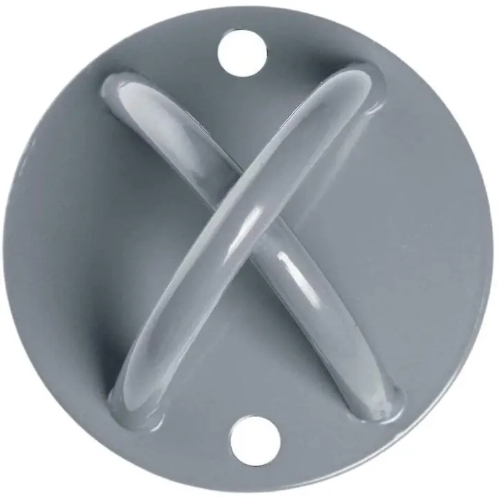 Soporte de montaje en pared/techo para gimnasio y correas colgantes para el hogar Anclaje de montaje X para anillos olímpicos Entrenamiento físico Yoga Columpio Cuerdas de batalla Banda de resistencia y - 1