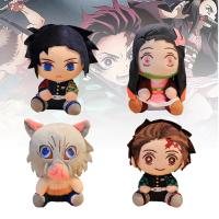 Muñecos De Peluche Anime Lindo De Tanjiro Nezuko Inosuke Giyu Tomioka Juguete Suave Para Amantes De Anime Regalos De Cumpleaños Para Niños Y Niñas - details 1
