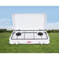 Hornillo de gas, Cocina Portatil de Gas, Hornillo Hierro Esmaltado Exterior CAMPING Acampada y senderismo Algon - details 4