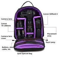 Mochila Multifuncional Para Cámara Al Aire Libre Impermeable Bolsa De Hombro Para Video Digital DSLR Sony Estilo De Bolsa De Cámara - details 4