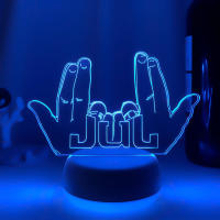 Lámpara 3D LED De Noche Para Fans De Celebrity JUL Cambio De Color Batería Potenciada Decoración De Dormitorio Regalo De Cumpleaños - details 14