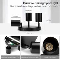 Spotlight LED GU10 Ajustable Para Techo Decoración De Casa Iluminación Interior Pasillo Tienda Lámpara De Traxión Moderna - details 8
