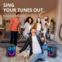 Altavoz Bluetooth Tronsmart Halo 200, Altavoz Portátil 120W Potente, Sonido Estéreo, Luces Led y Waterproof, 18H de Reproducción, con AUX, App, Agujero de Guitarra - details 6
