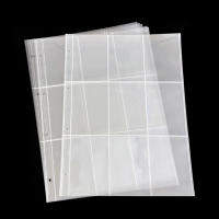 10Pcs Conjunto De Páginas Para Álbum De Fotos A4 Transparentes Protección Para Fotocartes Postales Y Cuadernos De 6x4 10x15 Con Anillo De 4 Agujeros - details 2