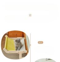 Hammock Para Gatos Universal Desmontable Fácil De Limpiar Adecuado Para Pequeños Gatos/Cachorros Cama Con Almohadilla Para Balcones Y Ventanas De Madera - details 10