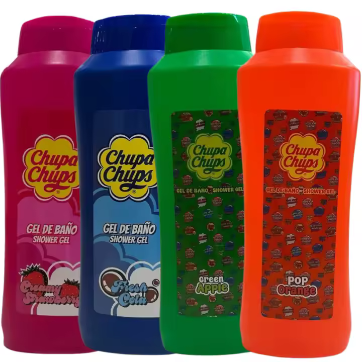 PACK DE GELES CHUPACHUPS - LOS GELES MAS VIRALES DE LA MARCA CHUPACHUPS - Ideal para quienes buscan un toque divertido y nostálgico en su rutina diaria de cuidado personal. Gel de ducha chupachups, cuida tu piel de la forma mas divertida con estos geles - 1