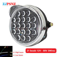 Faros LED Impermeables Para Motocicleta Y Triciclo 12-80V Con 21/37/66/114/132/181 Diodos Específicos Para Luz De Señalización Y Antiniebla - details 3