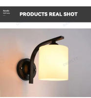 Lámpara De Pared E27 Sconce Retro De Hierro Para Decoración De Sala De Estar Y Dormitorio Iluminación Nórdica Con Interruptor Luz De Pared Interior - details 7