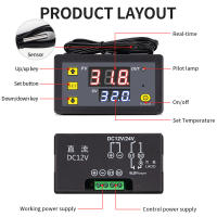 Controlador De Temperatura Digital Mini W1608 Termostato Regulador De Calor Y Frío Con Control Remoto Y Sensor Para El Hogar - details 2