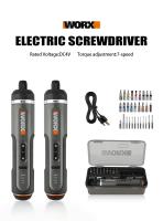 Conjunto De Destornillador Eléctrico Worx WX242 Sin Cable Inteligente Carga USB 30 Piezas Herramienta De Perforación Y Destornillado - details 0