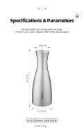 Botella De Sake De Titanio Tiartisan 450ml Estilo Japonés Portátil Para Camping Y Exteriores Copa De Vino Drinkware - details 8