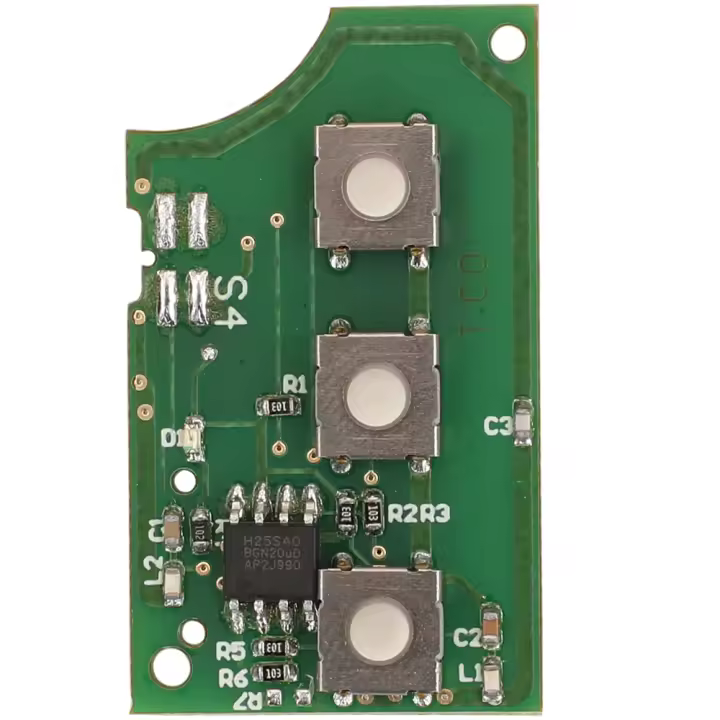 Llave Remota Jingyuqin 3B 433Mhz ID48 Para VW Golf Jetta Beetle Polo Tiguan Touran Caddy Eos up 1J0959753DA/AH 1K0959753G DA8000M - 1