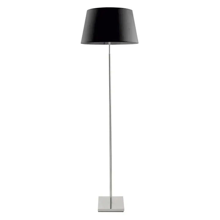 Novolux Lighting - Lámpara de pie- FIRENZE, uso interior, E27, 60W, niquel satinado, IP20, on/off, algodón, interior - 1