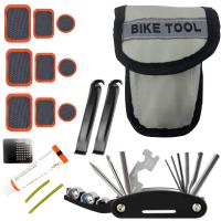 Kit de reparación de neumáticos para Bicicletas - 35 Piezas. Incluye Varios componentes Esenciales para Ciclistas, Motocicletas, Otros neumáticos de Goma inflables. essential by natural bio pharma - details 1