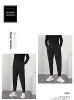 Pantalones Casuales Para Hombre Con Cintura Elástica Y Pierna Delgada Estilo Coreano Pliegues Ajustados Pantalones De Chaqueta Trenzados Callejeros - details 3