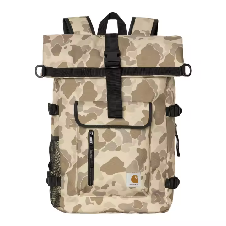 Mochila Camuflaje Beige Carhartt Philis Backpack Camo Duck Desert - 1