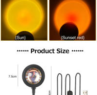 Lámpara De Noche Bluetooth Proyector De Atmósfera Rainbow Sunset Decoración De Pared Para Habitación Luz De Ambiente Para Mesa Del Dormitorio - details 15