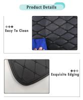 Alfombrillas De Piso Para Coche Universales En Cuero Artificial Adecuadas Para 98% De Modelos De Automóviles Accesorios Interiores Impermeables Y Decorativos - details 4