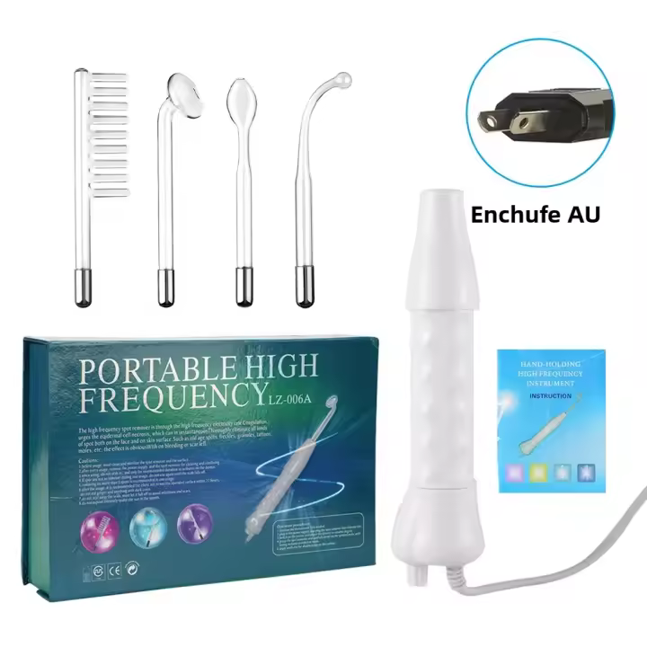 Varita De Electroterapia De Alta Frecuencia Con Tubo De Vidrio Para Rejuvenecimiento De Piel Eliminación De Arrugas Y Acné - 1